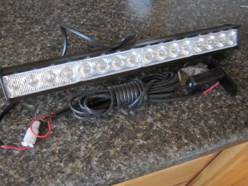 16 led&#039;s  3 pattern deck dash emt fire emergency security safety strobe light for sale