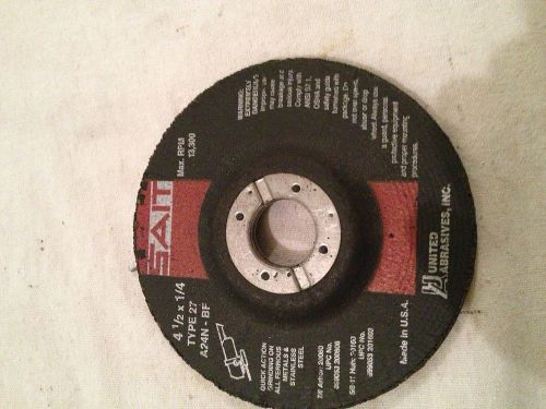 3-GRINDING DISC.1-  DEWALT METAL,2-SAIT STAINLESS, 4 1/2 , 7/8 ARBOR