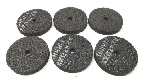 (6) 3&#034; x 1/2&#034; GRINDING DISCS w/ 3/8&#034; ARBOR HOLES