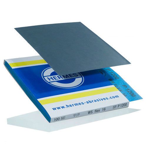 9x11 sanding sheet, 320 grit, wsflex16, by hermes abrasives - lot of 100 sheets for sale