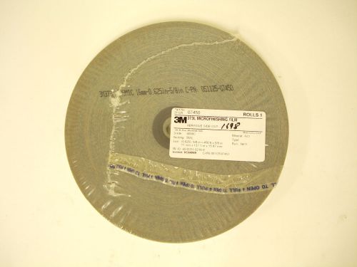 3M 373L A/O Microfinishing Film, 5/8&#034; x 450&#039; x 5/8&#034;, 40 Micron, 5MIL Roll /33A/