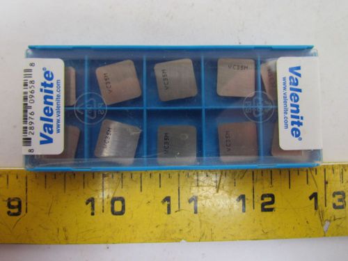 Valenite spc 424 c5z0931622 carbide insert grade vc35m spc424 box of 10pcs for sale