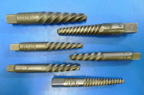 SCREW EXTRACTORS REMOVERS EZ OUTS removes broken screws &amp; studs *F