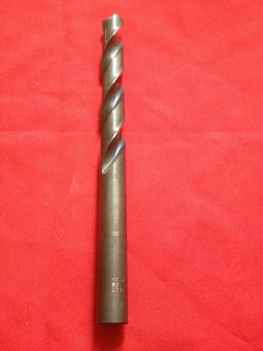 MORSE 1314 STANDARD TAPER LENGTH DRILL, 25/32 DIAMETER, 6&#034; FLUTE, HSS, 9-7/8&#034;