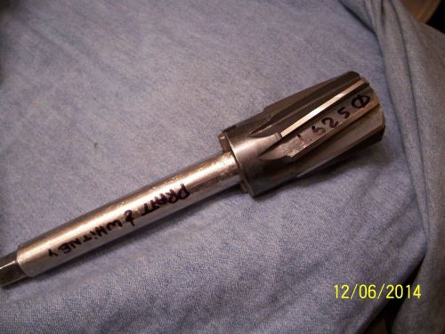 PRATT &amp; WHITNEY  1. 625 SHELL REAMER AND HOLDER   MACHINIST TAPS TOOLING