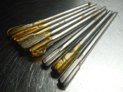 .3745&#034; HS REAMER LOT (QTY8) .312&#034; SHANK 1.75&#034; LOC 7&#034; OAL (LOC1222B) TS12