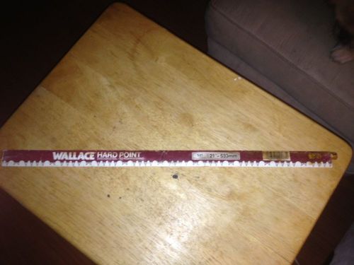 wallace hardpoint swedish steel bow saw blade s21-21&#034;