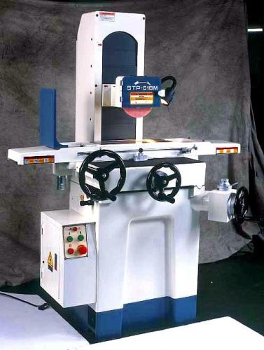 6&#034; w 18&#034; l supertec stp-618m surface grinder, 3 hp, roller ways on tbl for sale