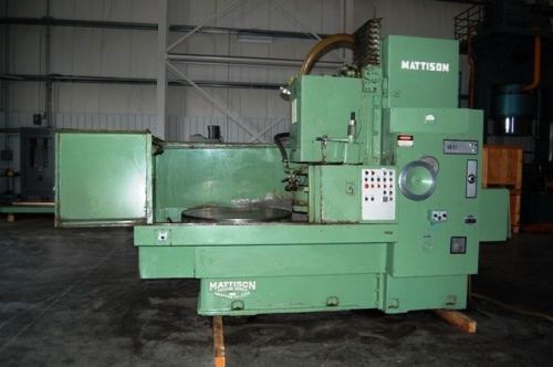 Mattison 42&#034; Rotary Surface Grinder