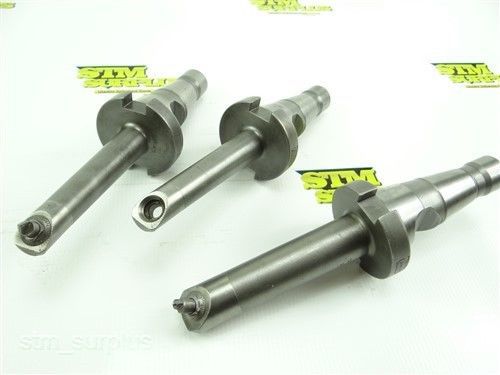 Lot of 3 devlieg microbore boring heads w/ 40fc flash change shanks for sale