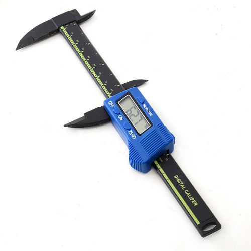 6inch/150mm Carbon-Fiber Composites Digital Caliper Electronic Ruler Micrometer