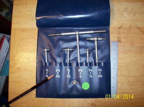 BROWN &amp; SHARPE Telescoping Gage Set Measuring Range: 5/16&#034;~ 6&#034; #591-21