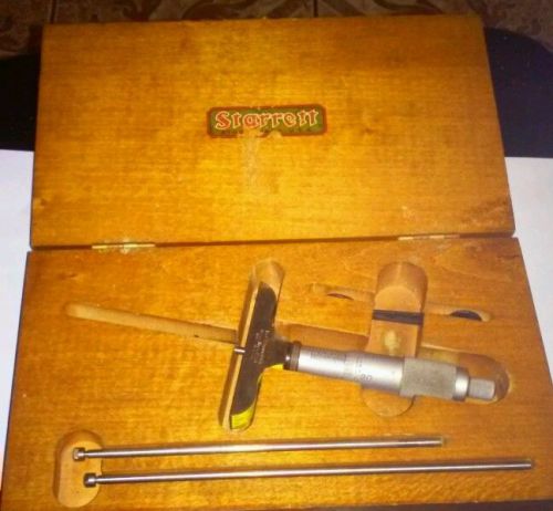 1-3 inch starrett depth micrometer