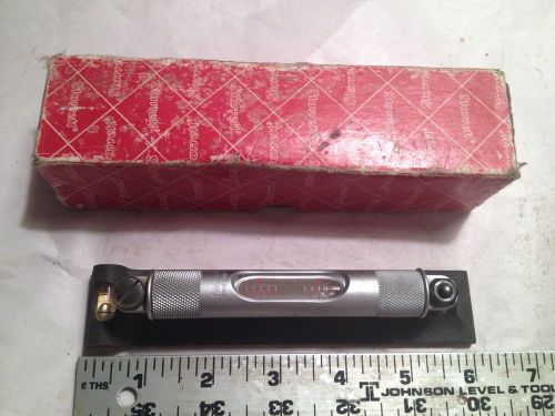 NICE MACHINIST LATHE TOOL STARRETT #98-6 PRECISION LEVEL IN ORIGINAL BOX