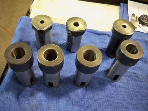 7  - 1 1/2&#034; OD boring sleeve bushing Assorted CNC lathe tool holder reducer