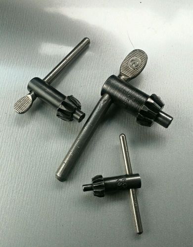 (4)JACOBS DRILL CHUCK KEYS-#3, K30, K 7, #1