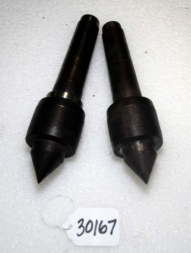 (2) Live Centers #4 Morse Taper (Inv.30167)