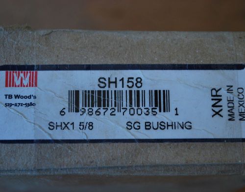 TB Woods SH158 Bushing 1 5/8&#034; Bushing - NEW