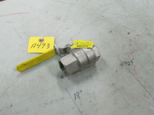 Apollo S/S Ball Valve #76F-105-01A 1&#034; FNPT CF8M S/S CWP 1000 Stem 316 (NEW)