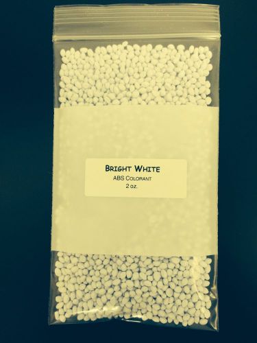 Bright White ABS Colorant Concentrate Masterbatch for 3D Printer Filament