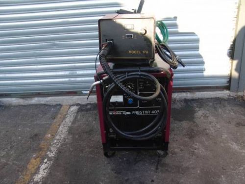 THERMAL ARC FABSTAR 4030 MIG WELDER &amp; 17A WIRE FEEDER WORKS FINE