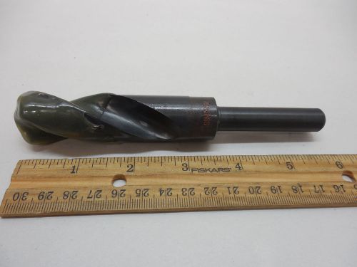 29/32&#034; x 1/2 reduced shank drill bit hss 6&#034; oal new machinist toolmaker for sale