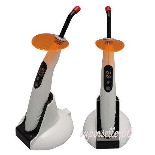 2PCS New Dentist Dental 5W LED.B Wireless Cordless Curing Light Lamp 1400mw/cm?