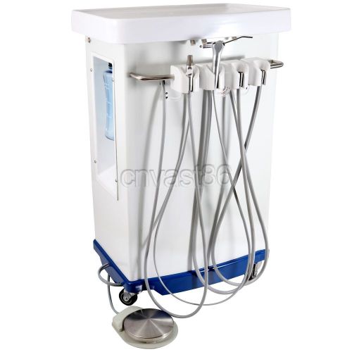 Dental portable delivery unit electric system mobile cart oilless compressor for sale