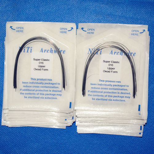 400 Pcs Dental Orthodontics Super Elastic Niti Arch Wire Round Oval Form