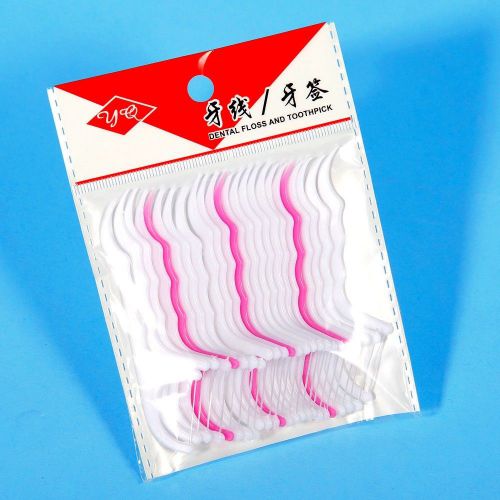 25pcs Dental Flosser Floss Picks Teeth Toothpicks Stick Oral Care