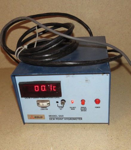 EG&amp;G MODEL 660 DEW POINT HYGROMETER