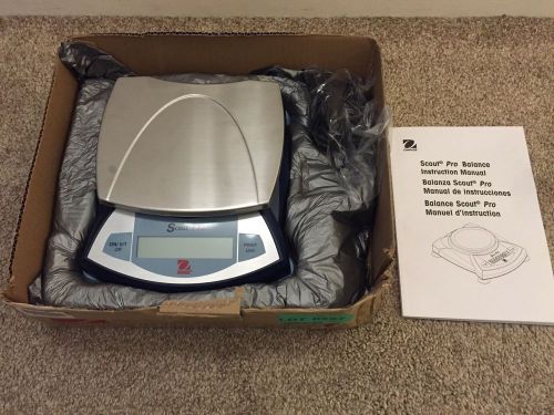 OHAUS Scout Pro SP2001 Scout Pro Portable Scales, 2000g capacity, d = 0.1g