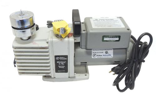 Fisher scientific m2c maxima c plus rotary vane mechanical vacuum pump/ warranty for sale