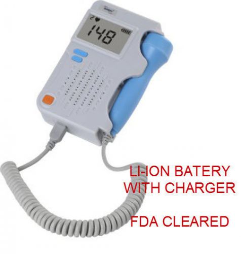 ANGELSOUNDS JPD-100B+ PROFESSIONAL FETAL DOPPLER 3mhz probe ,1 year warranty