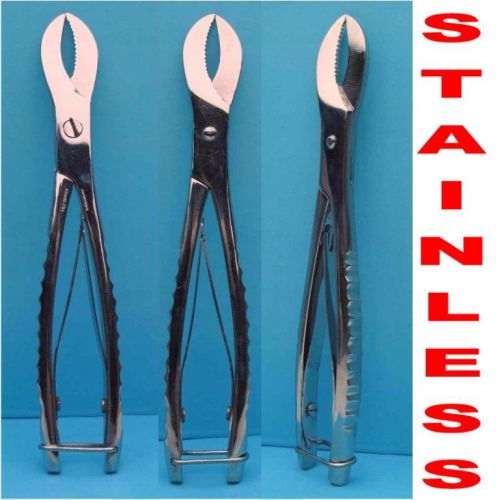 STAINLESS STEEL Forceps WITH CLAMP Surgical 8&#034; long 8800 - 8