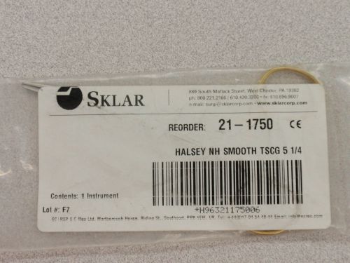 NEW SKLAR 21-1750 HALSEY NEEDLE HOLDER SMOOTH T.C. JAWS MFG $155.00