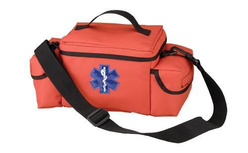 2343 NEW 1000D ORANGE E.M.S EMT RESCUE  BAG - 6&#039;&#039; x 6 1/2&#039;&#039; x 12 1/2&#039;&#039;