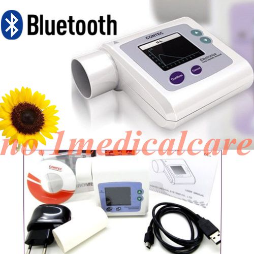 2014 new bluetooth handheld  spirometer--lung check,pulmonary function,pc sw for sale