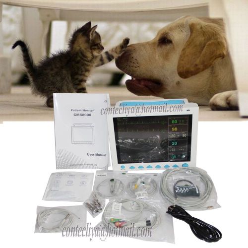 2014 VET USE With Thermal Printer  Muitl Parameters ICU Animal Patient Monitor