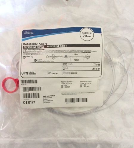 Boston Scientific Rotatable Snare MEDIUM OVAL-MEDIUM STIFF    Ref: 6183