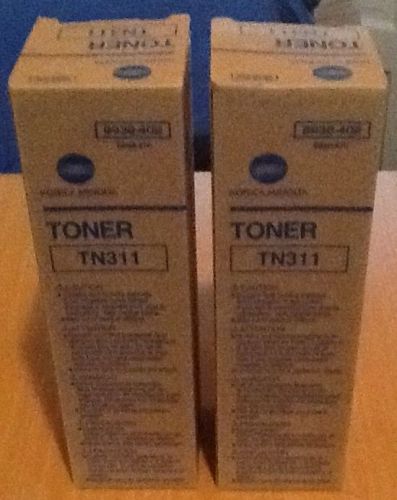 LOT OF 2 TN311 KONICA MINOLTA BIZHUB 350 362 TONER CARTRIDGE 8938-402