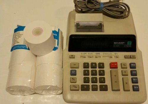 Sharp EL-1197G11 10 digit Print Display Calculator  Works Great!