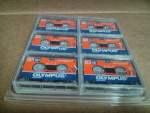 Olympus Microcassette Recording XB 60 6 Pack