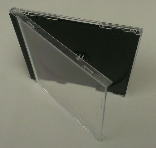 100 STANDARD Black CD Jewel Cases
