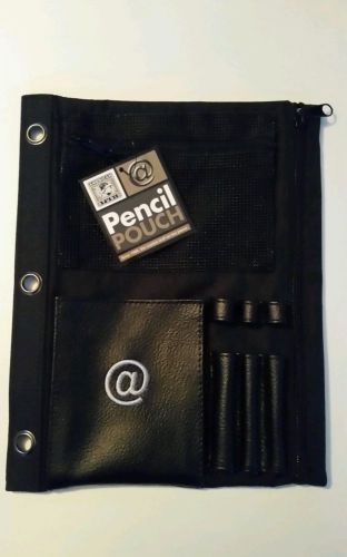 PENCIL POUCH AND ORGANIZER POCKETS FOR 3 RING BINDER