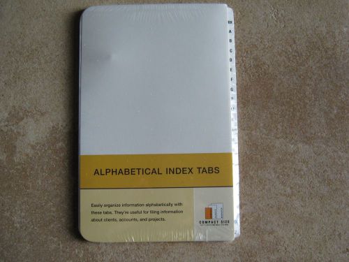 New franklin planner alphabetical index tabs– a to z-compact – item 22376 for sale