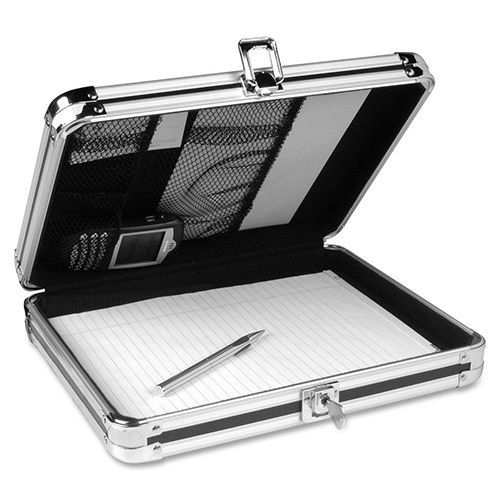 Ideastream Locking Storage Clipboard, Black/Chrome. Sold as Each