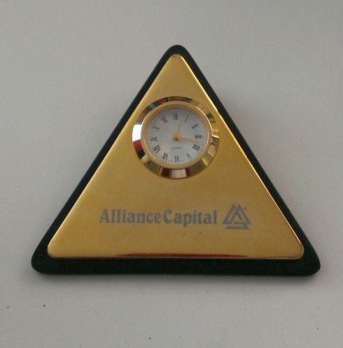 Office desk clock - small triangle