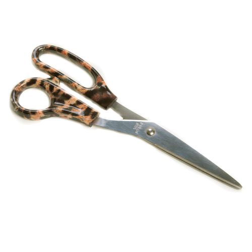 Womens Acrylic Cheetah Exotic Safari Animal Print Utility Sharp Scissors Cutter