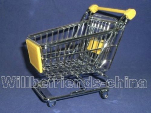 Shopping Cart Handcart Pushcart Trolley Office Desk Sundries Toy Decoration